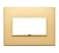 VIMAR EIKON - PLACCA 4M ORO SATINATO 2165410