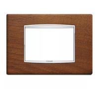 VIMAR EIKON - PLACCA CLASSIC 3M NOCE ITALIANO