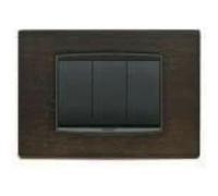 VIMAR EIKON - PLACCA CLASSIC 3M ROVERE SCURO