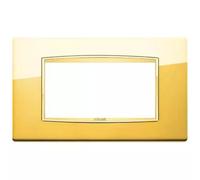 VIMAR EIKON - PLACCA CLASSIC 4M ORO
