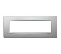 VIMAR EIKON PLACCA CLASSIC 7 MODULI COLOR ARGENTO MATT 20657.N13