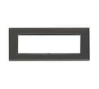 Vimar Eikon Serie - placca Classic 7 modulo Reflex grafite