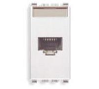 Presa dati Rj45 Vimar Eikon bianco Cat 5E UTP 20338.8.B