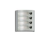 VIMAR ELVOX RPS4 Modulo 4 tasti per 12TS grigio luce