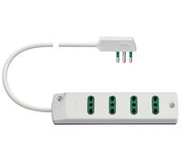 Vimar FP00404.C.B multipresa 4 Bprese 16 A cavo 1,5 m spina piatta IT 16A