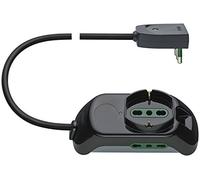 Vimar FP00510.C 1 Presa multipla universale per spine 10 E 16 A con E senza Terra + 2 Bpresa, cavo 1.5 m, Nero