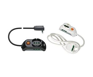 Vimar FP00511 Multipla con Interruttore Luminoso, 1 Presa Universale, 2 Biprese, Cavo 3 m & FP00511.C.B multipla universale con interruttore luminoso, 2 biprese, 1 Presa universale