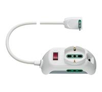 Vimar FP00517 C B Presa multipla con interruttore automatico di protezione 10 A