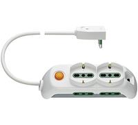 Vimar FP00521.C.B Presa Multipla con Interruttore Luminoso, 2 Prese universali,