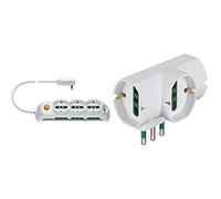 VIMAR Fp00531.C.B Presa Multipla Con Interruttore Luminoso, 3 Prese Universali &