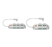 Vimar FP00531.C.B Presa Multipla con Interruttore Luminoso, 3 Prese universali,
