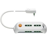 Vimar FP00581.L.B 500 Presa mobile Multipla, cavo da 3 metri, interruttore luminoso, 6P17/11, Spb17, Bianco