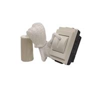 Vimar serie idea - Pulsante tirante 1 polo contatto aperto 10a bianco