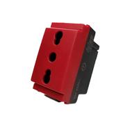 Vimar Idea 16203.R Presa 2P T 16A P17/11 Rosso
