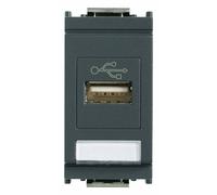 Vimar IDEA 16368 Presa di segnale standard , morsetti a vite, grigio