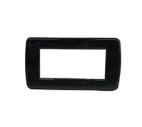 Vimar Serie Idea - Placca Rondo 4 Modulo metallo nero