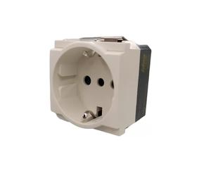 Vimar Idea 17039.B Presa 2P T 16A P30 Bianco Modulo Ridotto solo per supporti 2