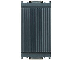 Vimar Idea copriforo fronte rigato colore grigio 2 pz Grigio