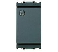 Vimar Idea deviatore 1P 16AX 250 V luminoso colore grigio Grigio