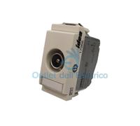 Vimar 17066.01.B Idea Modulo Stretto Presa Tv-Rd-Sat Diretta 1Db Maschio Bianco