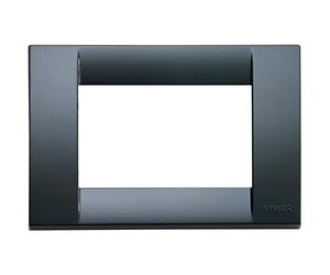 Vimar Idea placca classica 3M colore grigio grafite grigio grafite
