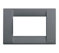 Vimar Idea placca Classica 3M metallo pressofuso colore ardesia Ardesia chiaro
