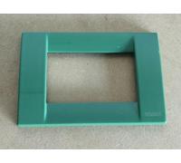 Vimar IDEA PLACCA CLASSICA METALLO 3 MODULI VERDE SALVIA