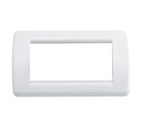 Vimar Idea placca Rondò 4 moduli bianco brillante 16764.01