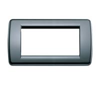 Vimar Placca Rond 4 m, Grigio Grafite