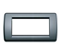 Vimar Idea placca Rondò 4M tecnopolimero colore grigio grafite grigio grafite