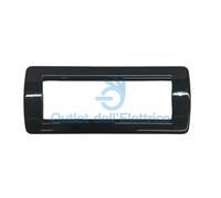 Vimar Idea 16756.11 Placca Rond 6 Moduli Nero