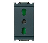 VIMAR IDEA Presa 2 P+T 16A P17/11 grigio - 16203