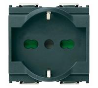 Vimar Idea presa 2P+ T 16A 250 V universale colore grigio Grigio
