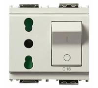 Vimar Idea 16237.B Presa 2P T 16A P17/11 Intb Mt C16 Bianco