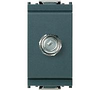 Vimar Idea presa coassiale tipo F femmina colore grigio Grigio