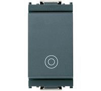 VIMAR Pulsante 1P NO 10A generico grigio - 16080