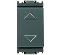 Doppio Pulsante Vimar Idea a commutatore 10A con frecce antracite 16150