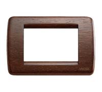 VIMAR IDEA - RONDO' PLACCA 3M METAL RADICA NOCE