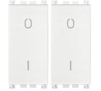 Vimar Interruttore 2P 16Ax, Bianco (Confezione da 2)