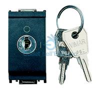 Vimar 16165 Interruttore 2P 16Ax +Chiave Grigio Serie Idea