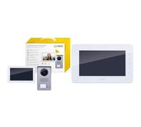 Vimar K40915 Kit Videocitofono Touch Screen Monofamiliare con Alimentatore Multispina & K40932 Monitor supplementare touch screen vivavoce a colori LCD 7in per kit videocitofonico