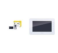 VIMAR K40955 Kit videocitofonico da parete con: videocitofono touch screen vivavoce Wi-Fi a colori LCD 7" & K40932 Monitor supplementare touch screen vivavoce a colori LCD 7in per kit videocitofonico