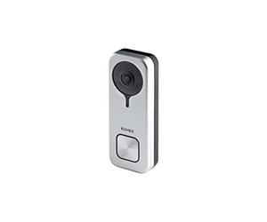 VIMAR K40960 Kit Doorbell da parete con 1 doorbell 40960 WiFi, visione notturna, pulsante di chiamata led RGB, sensore anti-manomissione, SD card, alimentatore 24V, Grigio