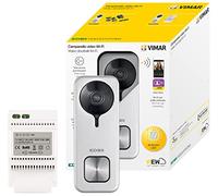 VIMAR K40965 Kit videocitofono Doorbell WiFi con app e visione notturna | Campanello video Wi-Fi 4 Mpx con visione notturna, registrazione su SD card e controllo remoto tramite app VIEW Door