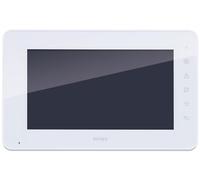Vimar K42912 Monitor supplementare vivavoce a colori LCD 7" con tastiera capacitiva per kit videocitofono, 1 alimentatore con spine standard EU, UK, USA, AUS, staffe per fissaggio