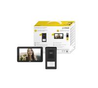Vimar K42975 Kit Videocitofono Wi-Fi touch monofamiliare alimen. DIN, nero | Kit videocitofono Wi-Fi monofamiliare con monitor touch screen 7", targa esterna con telecamera e alimentatore DIN