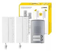 Kit citofonico bifamiliare Voxie Vimar K40542.E2 - 40542+40142