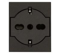 Presa Schuko Standard Vimar Linea 16A 2P+T P40 a filo Nera 30211.G