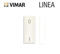 Vimar 30016.B LINEA Interruttore illuminabile, Max 250 W per lampade con alimentatore integrato (IEC 60669-1:2017), bianco