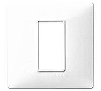 Vimar Placca 1 m, Bianco